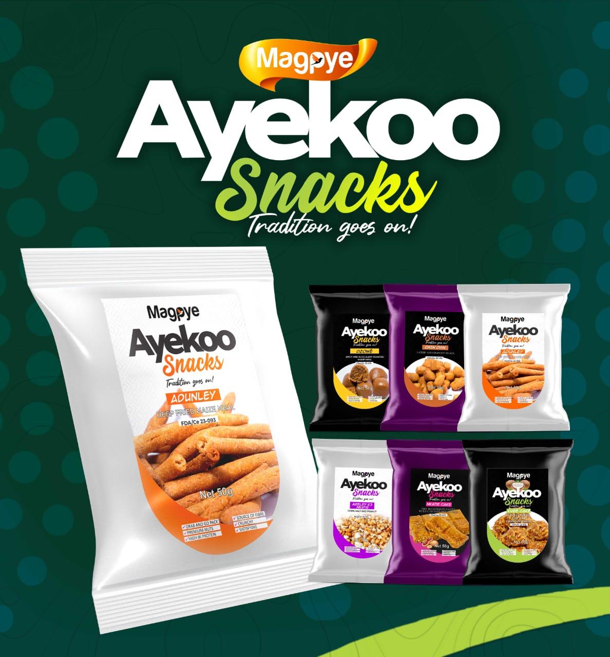 Ayekoo Snacks 6 Variety Pack